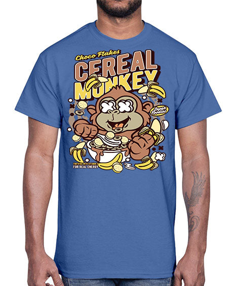 Cereal Monkey- monkey- Cotton Tee