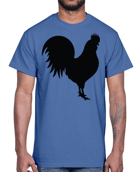 Chicken Silhouette 1#- chicken- Cotton Tee