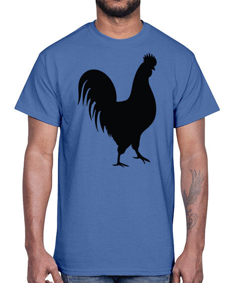 Chicken Silhouette 2#- chicken- Cotton Tee