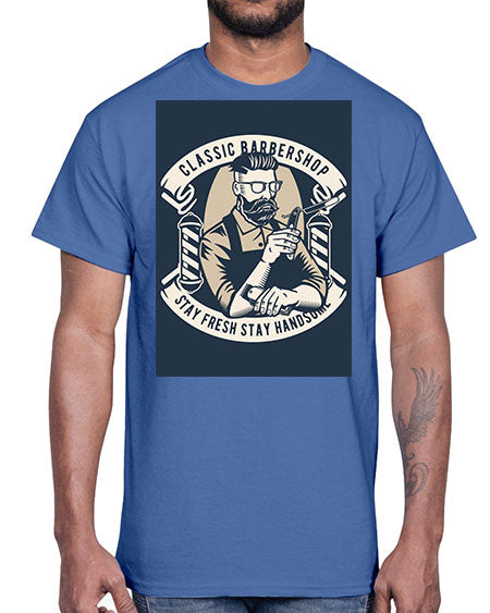 Classic Barber Shop657#- barber- Cotton Tee