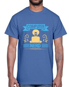Computer Nerd 10#- computer- Cotton Tee