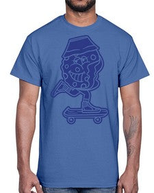 Cookies skating 75#- cartoon food- Cotton Tee