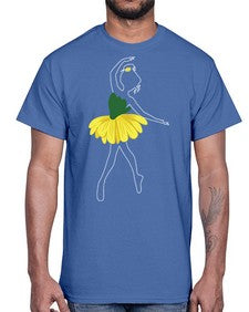 Cute ballet ballerino girls dancing ballet 83#- ballet- Cotton Tee