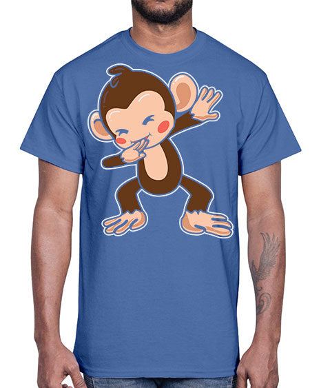 Dabbing Money 5#- monkey- Cotton Tee