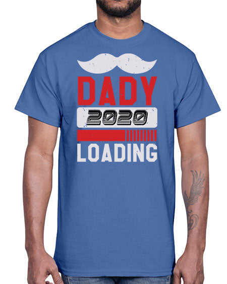Dady Loading Style 70#- baby shower- Cotton Tee