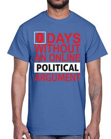 Days Without an online 80#- internet- Cotton Tee