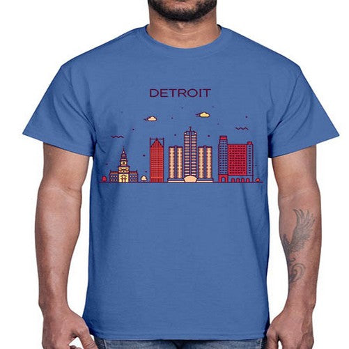 DetroitMI 665#- cities- Cotton Tee