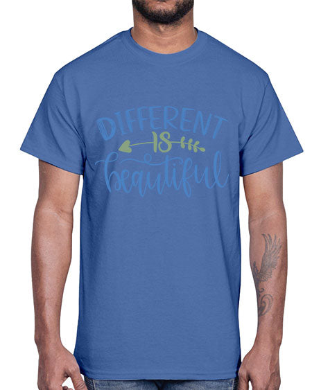 Different Is Beautiful 22#-  fashion- Cotton Tee