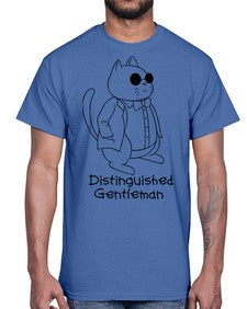 Distinguished Gentleman- cats- Cotton Tee