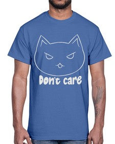 Dont Care- cats- Cotton Tee