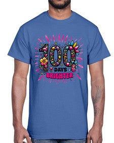 Easy one hundred Days of School 44#- one hundred days- Cotton Tee