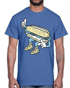 Enjoy bite me 119#- cartoon food- Cotton Tee