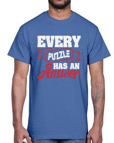 Every puzzle has an answer 11#- video games- Cotton Tee