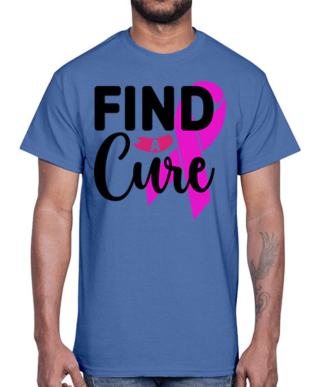 Find a Cure 26#- breast cancer- Cotton Tee
