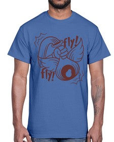 Fly 125#- cartoon general- Cotton Tee