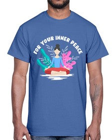 For Your Inner Peace 222#- yoga- Cotton Tee