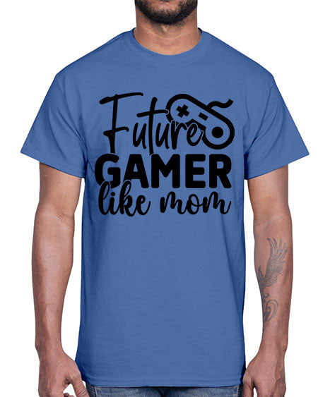 Future Gamer Like Mom 313#- kids- Cotton Tee