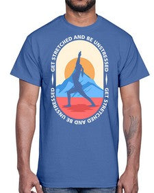 Get Stretched 225#- yoga- Cotton Tee