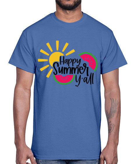 Happy Summer Yall Style 41#- summer- Cotton Tee