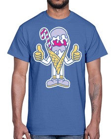 Have an ice day 138#- cartoon food- Cotton Tee