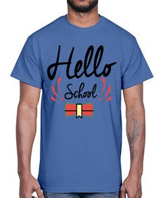 Hello School 319#- general school- Cotton Tee
