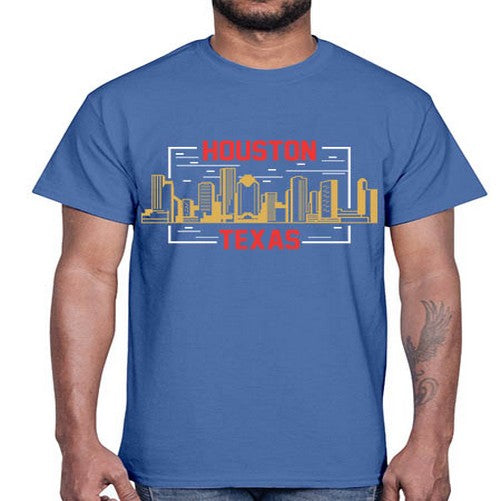 Houston 910#- cities- Cotton Tee