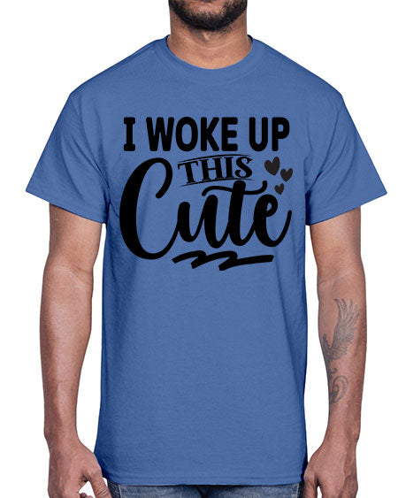 I Woke Up This Cute 348#- kids- Cotton Tee