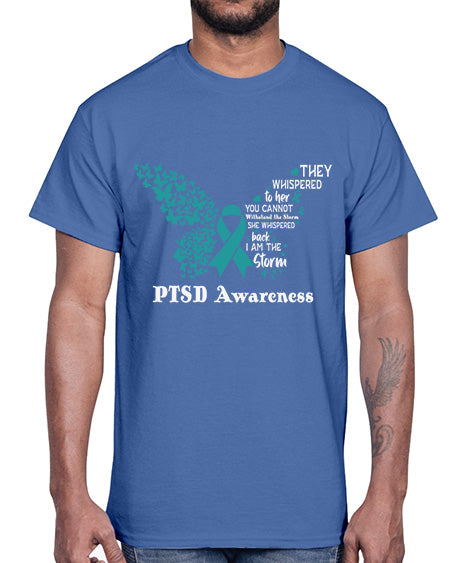I am the storm PTSD 20#- PTSD- Cotton Tee