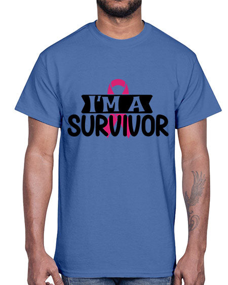 Im a Survivor 17#- breast cancer- Cotton Tee