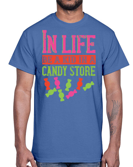 In life be a kid in a candy store Style 123#- kids- Cotton Tee