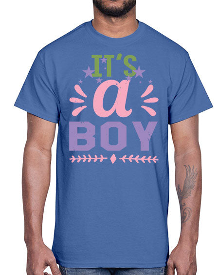 Its a boy Style 131#- baby shower- Cotton Tee