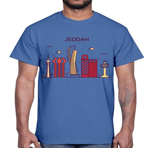 Jeddah 991#- cities- Cotton Tee