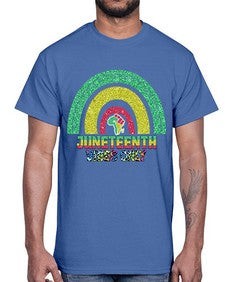 Juneteenth Vibes Only 5#- black juneteenth- Cotton Tee