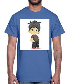 Kid 149#- cartoon general- Cotton Tee