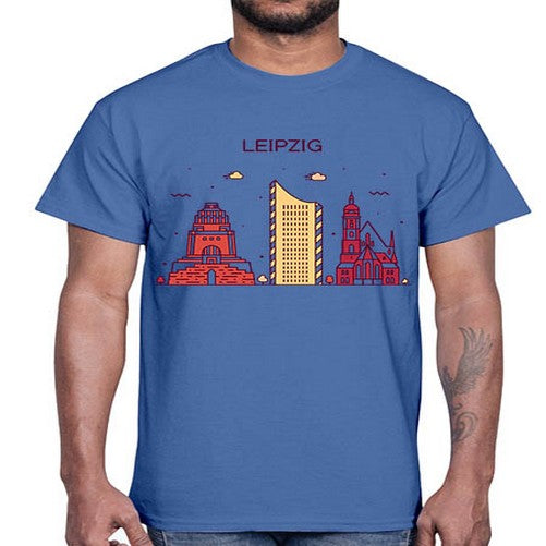 Leipzig 1128#- cities- Cotton Tee
