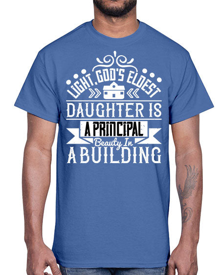 Light Gods eldest daughter is a principal beauty in a building Style 274#- architect- Cotton Tee