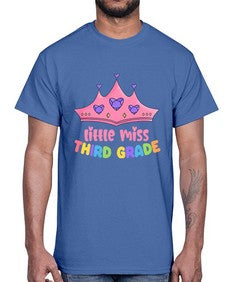 Little Miss third Grade 489#- third grade- Cotton Tee