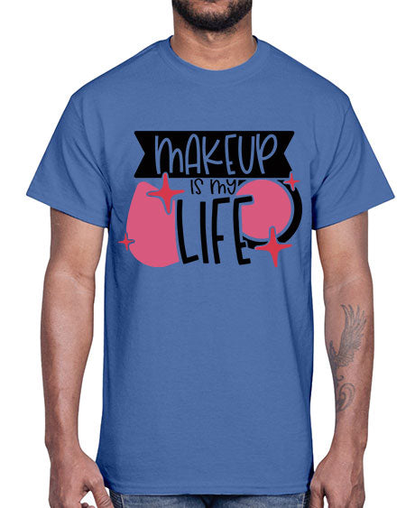 Makeup Is My Life Style 45#-makeup Cotton Tee