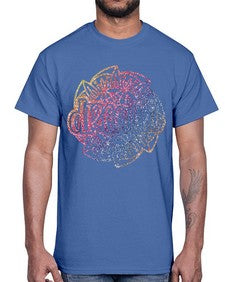Mandala Dream Rainbow Glitter 760#- mandala- Cotton Tee