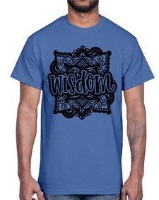 Mandala Wisdom 765#- mandala- Cotton Tee