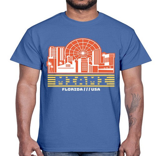Miami 1284#- cities- Cotton Tee