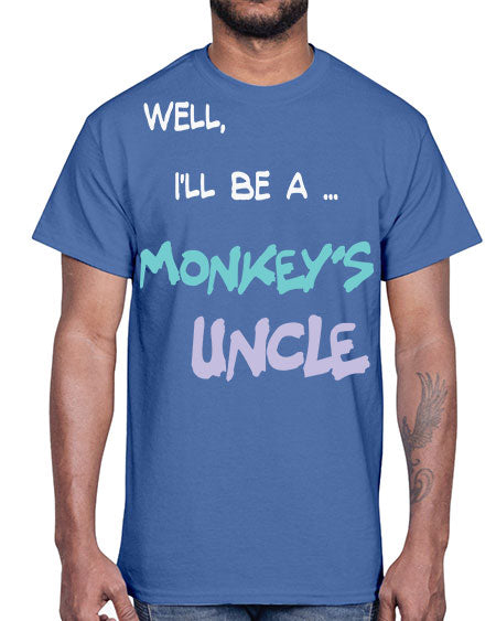 Monkey Uncle 18#- monkey- Cotton Tee