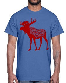 MooseMandala 940#- mandala- Cotton Tee