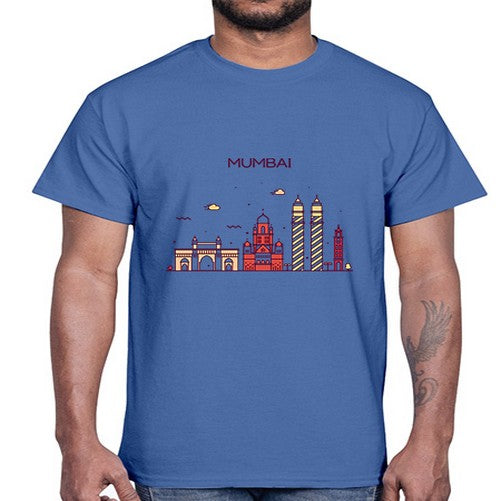 Mumbai 1384#- cities- Cotton Tee