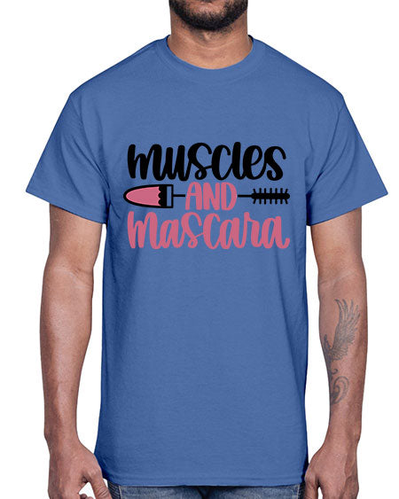 Muscles And Mascara Style 35#-makeup Cotton Tee