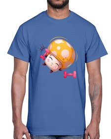 Mushroom 190#- cartoon food- Cotton Tee