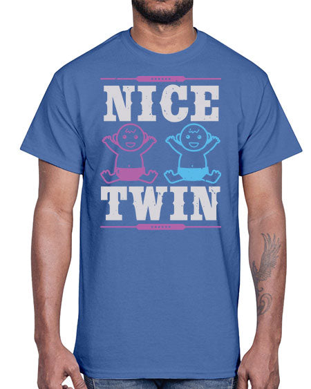 Nice Twin Style 167#- baby shower- Cotton Tee