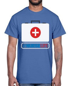 Nurse lifeTransperment png Style 1177#- nurse- Cotton Tee