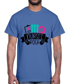 Nurses Rock Style Style 1253#- nurse- Cotton Tee