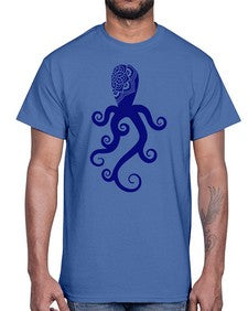 OctopusMandalaPNG 960#- mandala- Cotton Tee